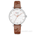 CURREN 9046 Novo relógio moderno para mulheres com strass Relógio de quartzo de marca chinesa bem feito relógio de pulso da moda